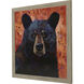 Laid Back Black and Red and Brown Framed Art, Propac