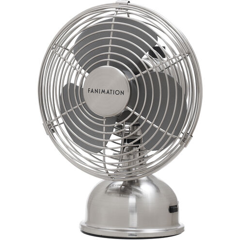 Junior Breeze Brushed Nickel 7.17 inch Desk Fan