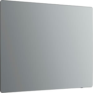 Compact 36 X 36 inch Black LED Lighted Mirror, Vanita by Oxygen