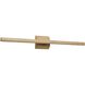 Vireo LED 28 inch Walnut Bath Bar Wall Light