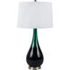 Navan 30 inch 60 watt Nickel Table Lamp Portable Light