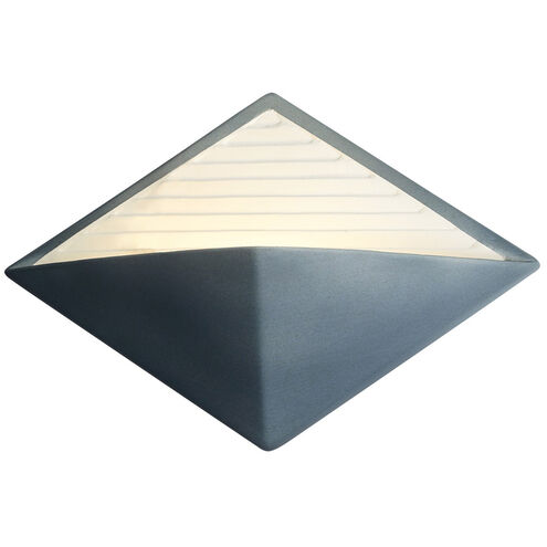 Ambiance LED 12 inch Midnight Sky with Matte White ADA Wall Sconce Wall Light, Diamond