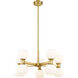 Artemis 10 Light 25 inch Modern Gold Chandelier Ceiling Light