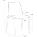 Renee Belfast Heather Grey / Bravo Metal Stackable Dining Chair, Set Of 2