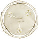 Alcott 3 Light 15 inch Antique Ivory Flush Mount Ceiling Light