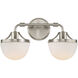 Meredith 2 Light 16.5 inch Satin Nickel Bathroom Vanity Light Wall Light