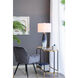 Ombre 28.3 inch 60 watt Grey/White Table Lamp Portable Light