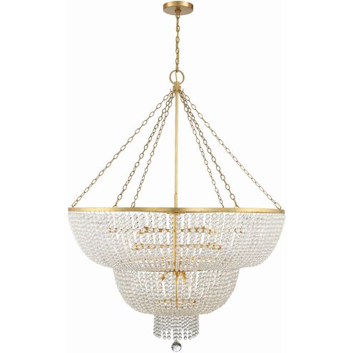 Rylee 15 Light 48.5 inch Antique Gold Chandelier Ceiling Light