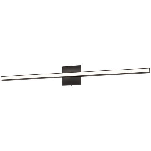 Arandel LED 35.5 inch Matte Black Vanity Light Wall Light
