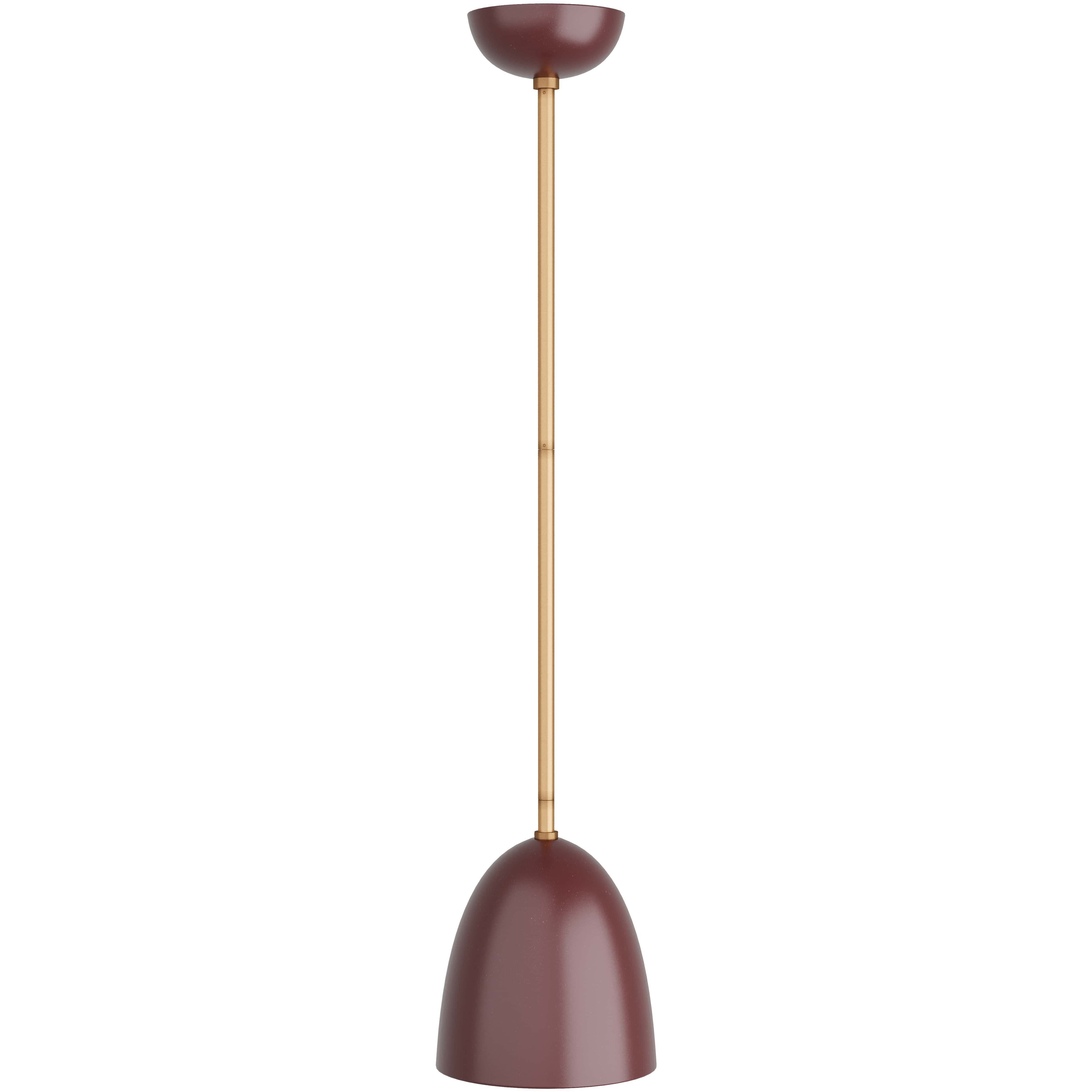 Wade 1 Light 8.5 inch Oxblood Flush Mount Ceiling Light