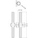 Warwick LED 25.25 inch Chrome Bathroom Vanity Wall Light