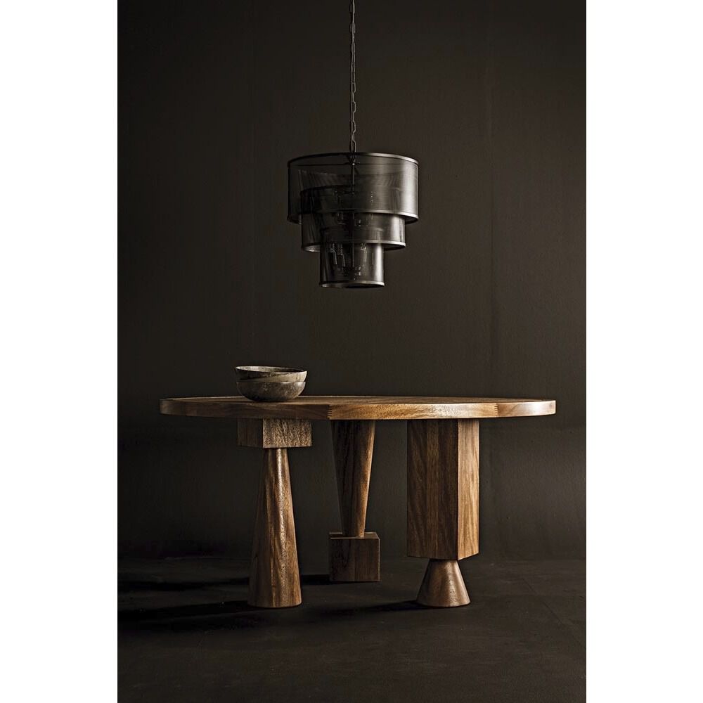 Hybrid 60 X 60 inch Dark Walnut Dining Table