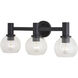 Marshall LED 23.5 inch Matte Black Bathroom Light Wall Light