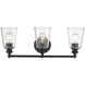 Ceil 3 Light 23 inch Oil-Rubbed Bronze Vanity Light Wall Light in Oil Rubbed Bronze