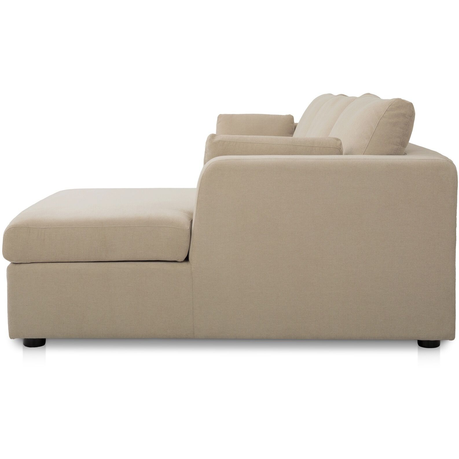 Burrow Beige Sleeper Sectional With Storage Chaise in Right, Right