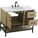 Lennox 42 X 34 inch Honey Brown Bathroom Vanity Cabinet