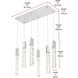 Aurora 6 Light 12 inch Chrome Pendant Ceiling Light