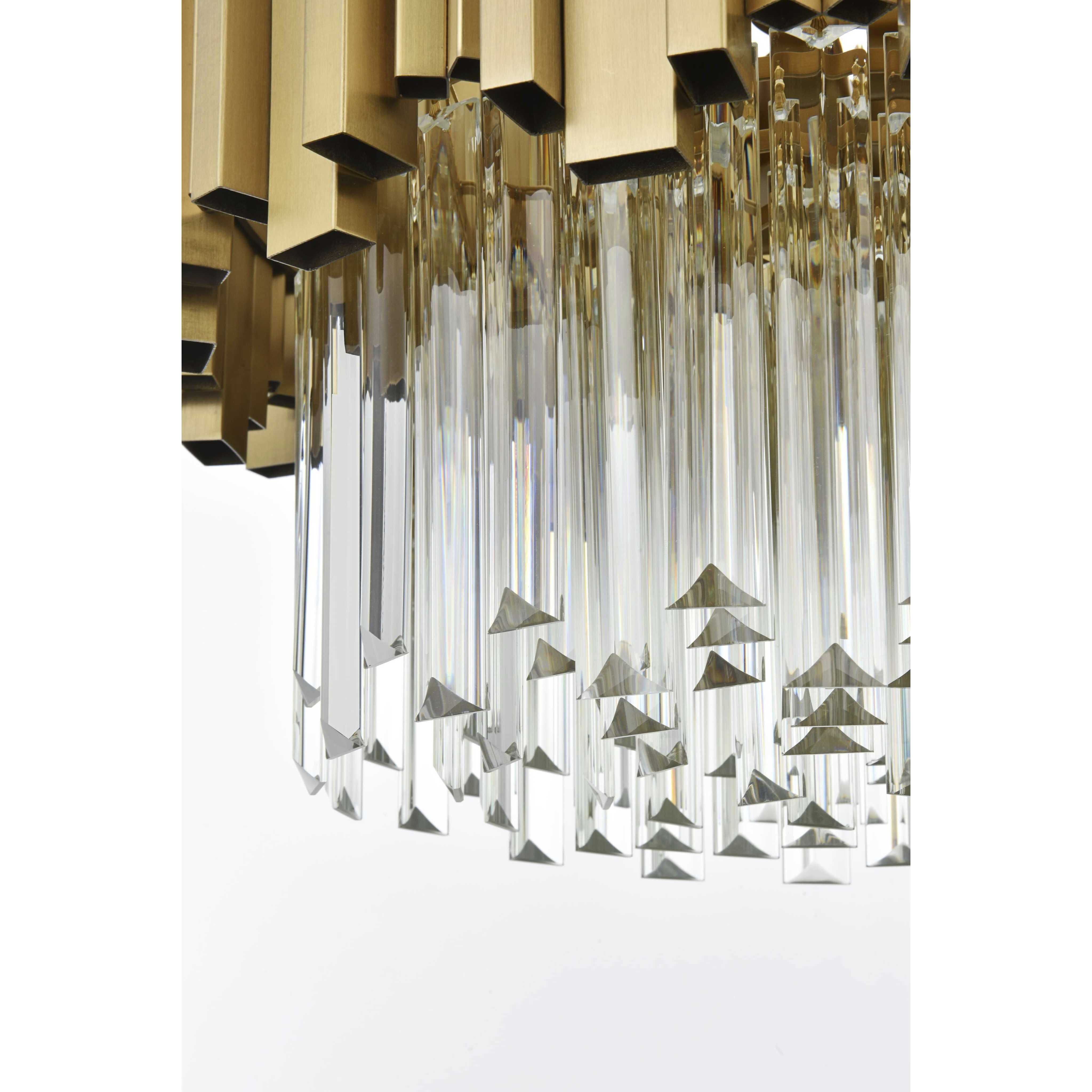 Willow 4 Light 16 inch Satin Gold Chandelier Ceiling Light