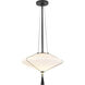 Alora Mood Reeve 1 Light 14.75 inch Matte Black Pendant Ceiling Light