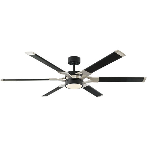 Loft 62 inch Midnight Black Ceiling Fan