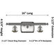Ballston Farmhouse Rope 2 Light 16 inch White and Polished Chrome Bath Vanity Light Wall Light in White Glass with White Rope, Ballston