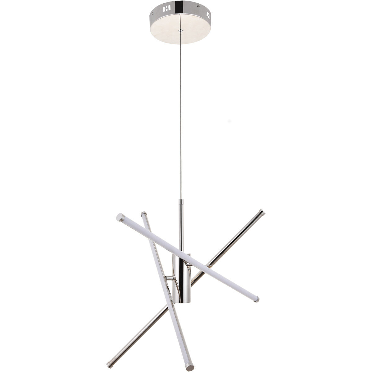 Sonya 3 Light 29 inch Polished Nickel Pendant Ceiling Light