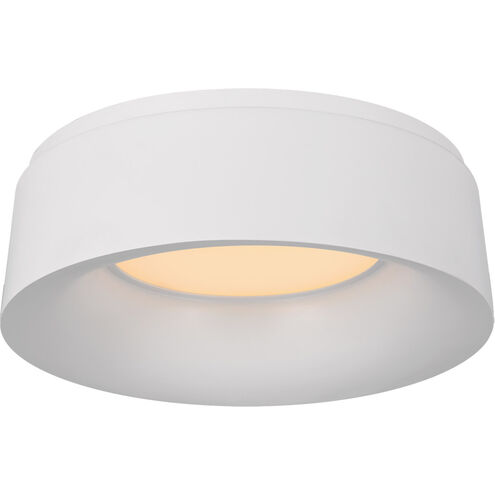 Barbara Barry Halo LED 11.25 inch Matte White Flush Mount Ceiling Light, Small