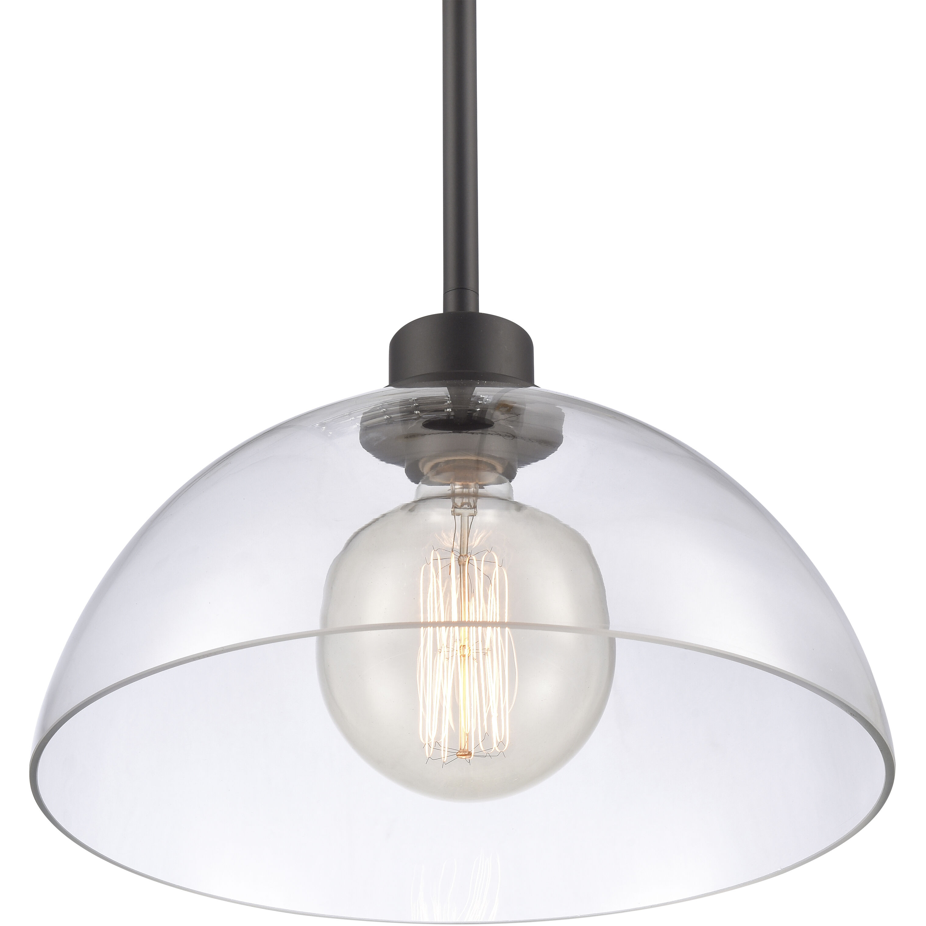 Julian Pendant Ceiling Light in Matte Black