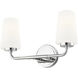 Montford 2 Light 16 inch Chrome Bath Vanity Light Wall Light
