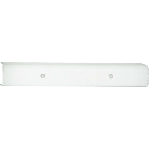 Channel Glass 4 Light 24 inch White Bath Vanity Wall Light