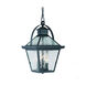 Bay Street 3 Light 10 inch Matte Black Exterior Hanging Lantern