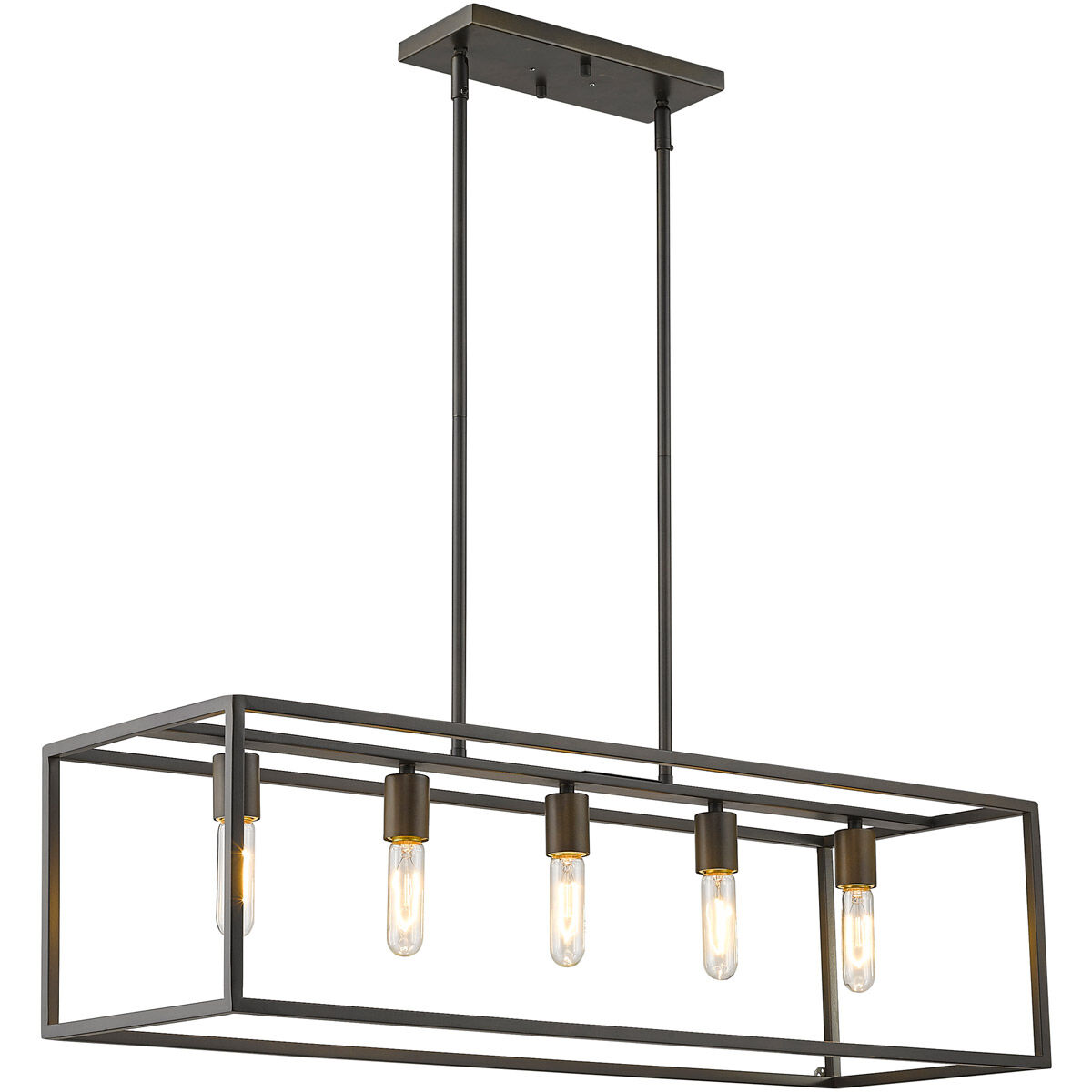 Cobar 5 Light 36 inch Oil-Rubbed Bronze Island Pendant Ceiling Light