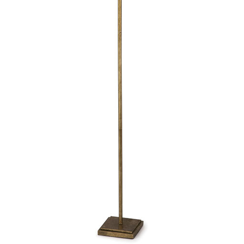 Monet 65.5 inch 150.00 watt Antique Gold Leaf Floor Lamp Portable Light