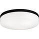 Xenon LED 14 inch Black Flush Mount Ceiling Light