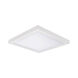Square LED 5 inch White Flush Mount Ceiling Light in 3000K, 5in