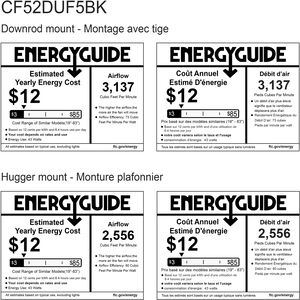 Madison 52 inch Matte Black with Black Blades Indoor fan