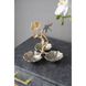 Ginkgo Silver and Gold Tray