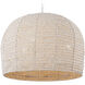 Devi 3 Light 24 inch Natural Pendant Ceiling Light