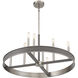 Chaucer 8 Light 30 inch Antique Nickel Chandelier Ceiling Light