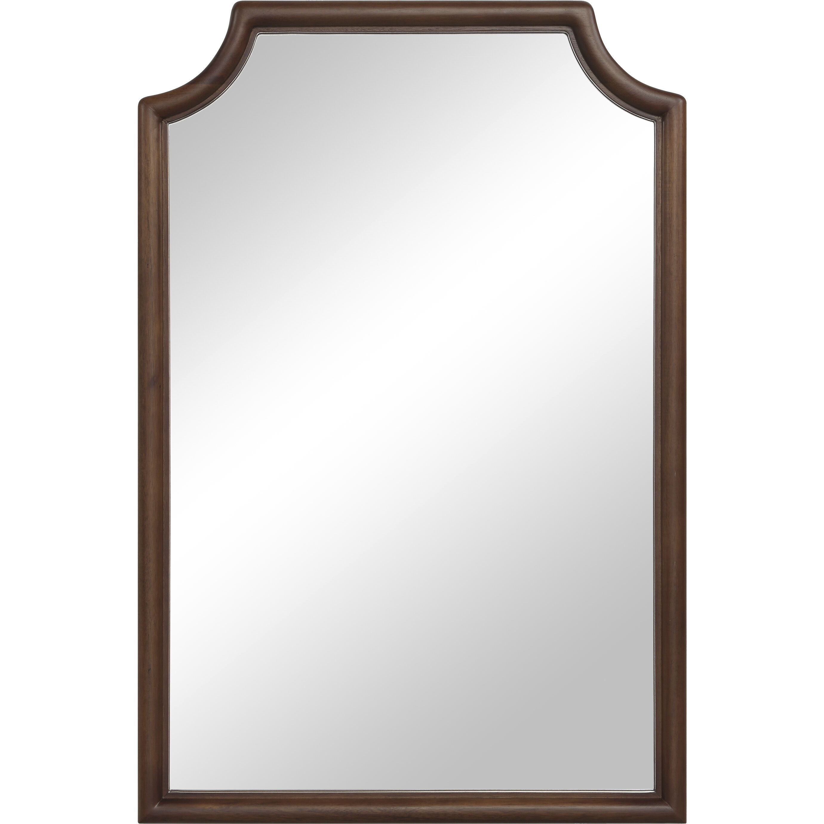 Sintra 36 X 24 inch Walnut Wall Mirror
