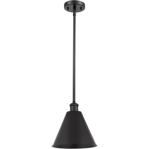Ballston Cone LED 12 inch Matte Black Pendant Ceiling Light