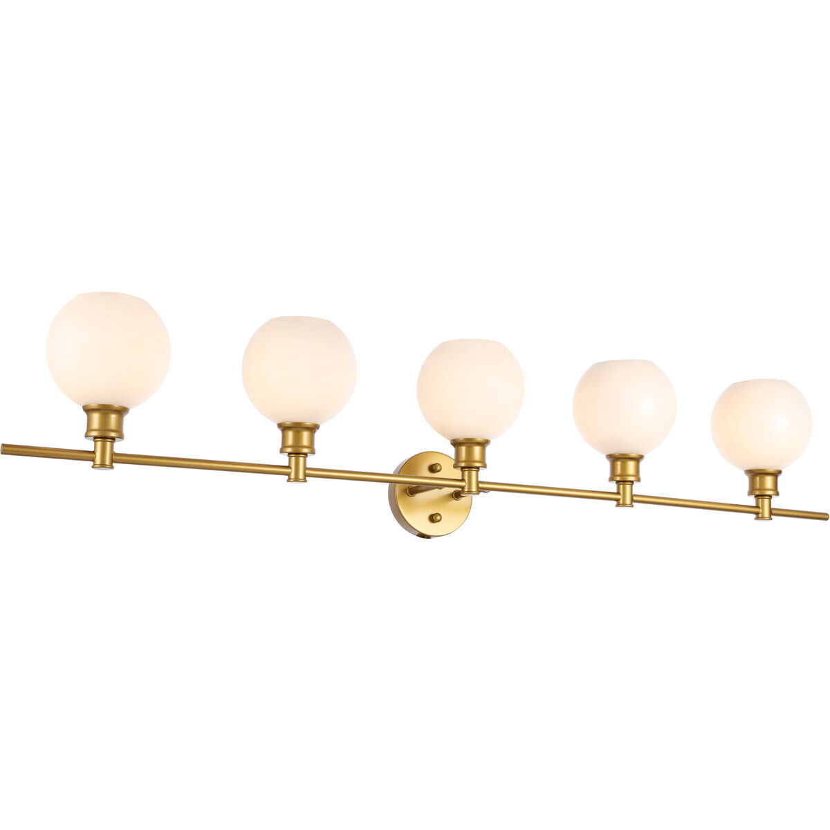 Collier 5 Light 47 inch Brass Wall sconce Wall Light