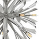 Vida LED 24 inch Glacial Chandelier Ceiling Light, Orb