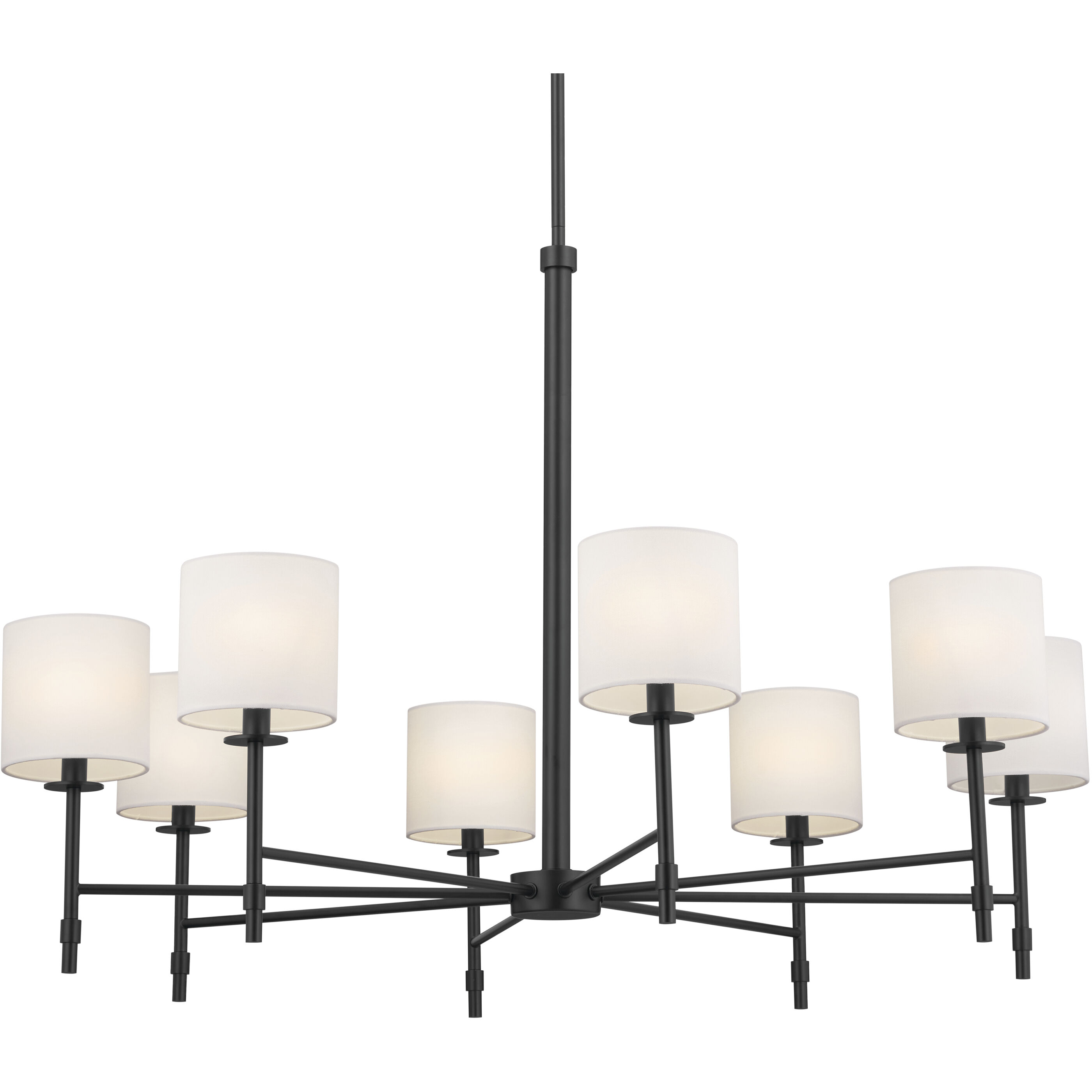 Ali 8 Light 38.75 inch Black Chandelier Ceiling Light