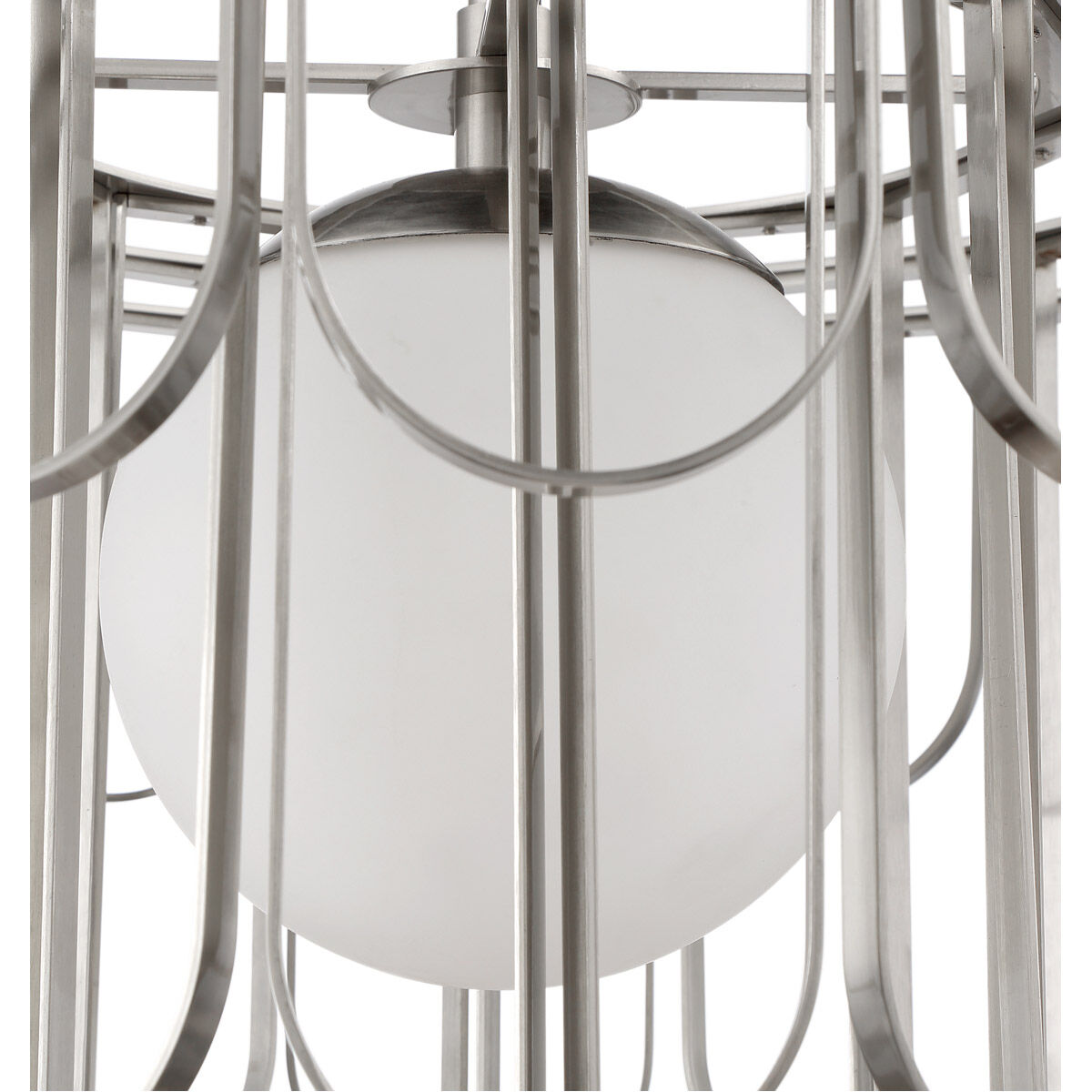 Melody 1 Light 25 inch Brushed Polished Nickel Pendant Ceiling Light