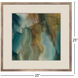 Artful Strokes Blue and Brown and Teal Framed Art