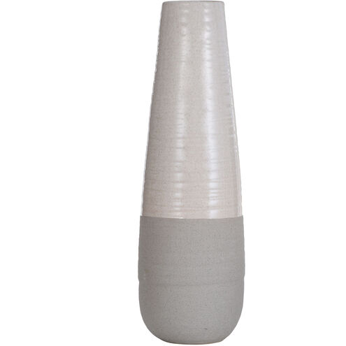 Evian Ivory 25 X 8 inch Vase