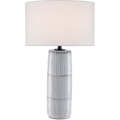 Chaarla 29 inch 150 watt Off White/Gray Table Lamp Portable Light