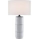 Chaarla 29 inch 150 watt Off White/Gray Table Lamp Portable Light