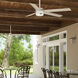Burton 52 inch Fresh White with Light Oak Blades Outdoor Ceiling Fan